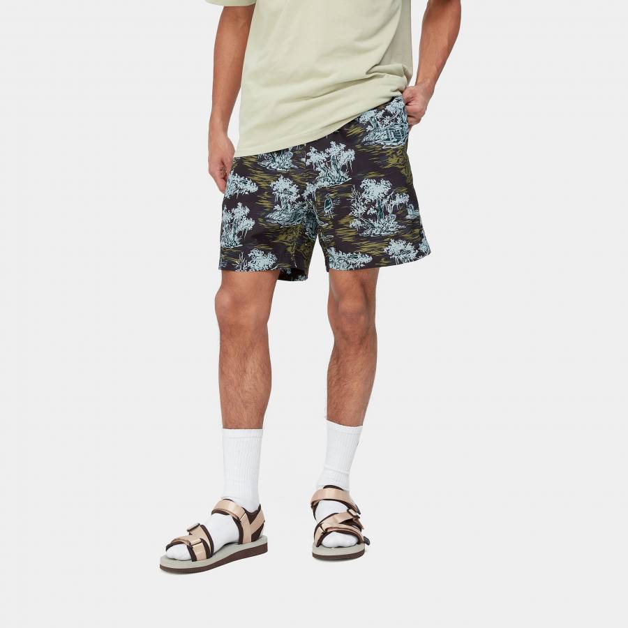 Carhartt WIP Slater Swim Trunks - Bayou Print / Mi...