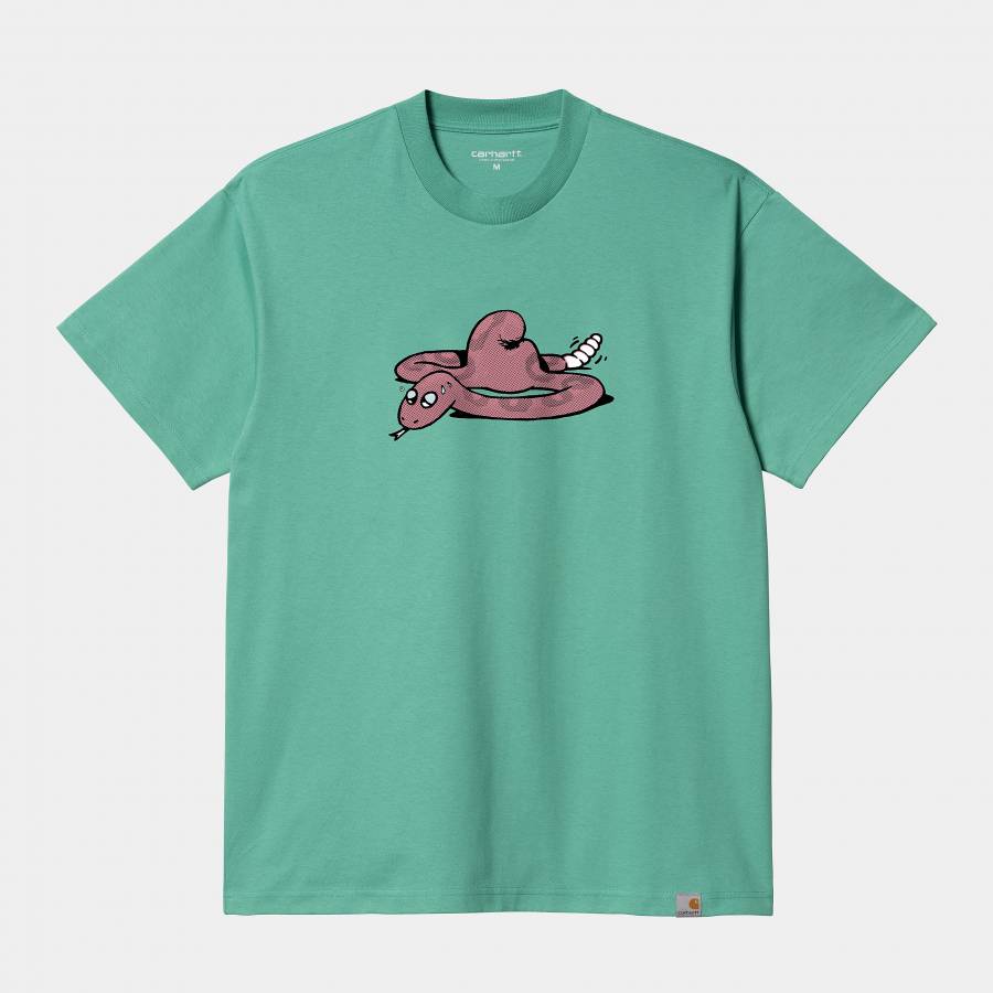 Carhartt WIP S/S Snek T-shirt - Aqua Green