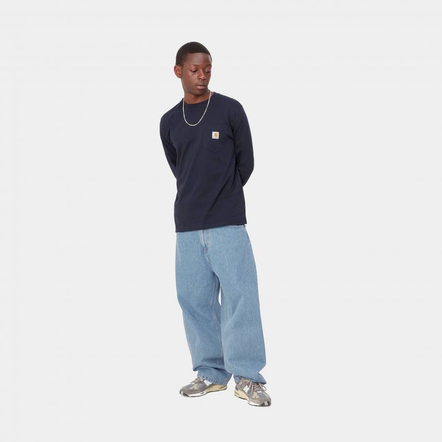 Carhartt WIP Brandon Pant - Blue (Stone Bleached)