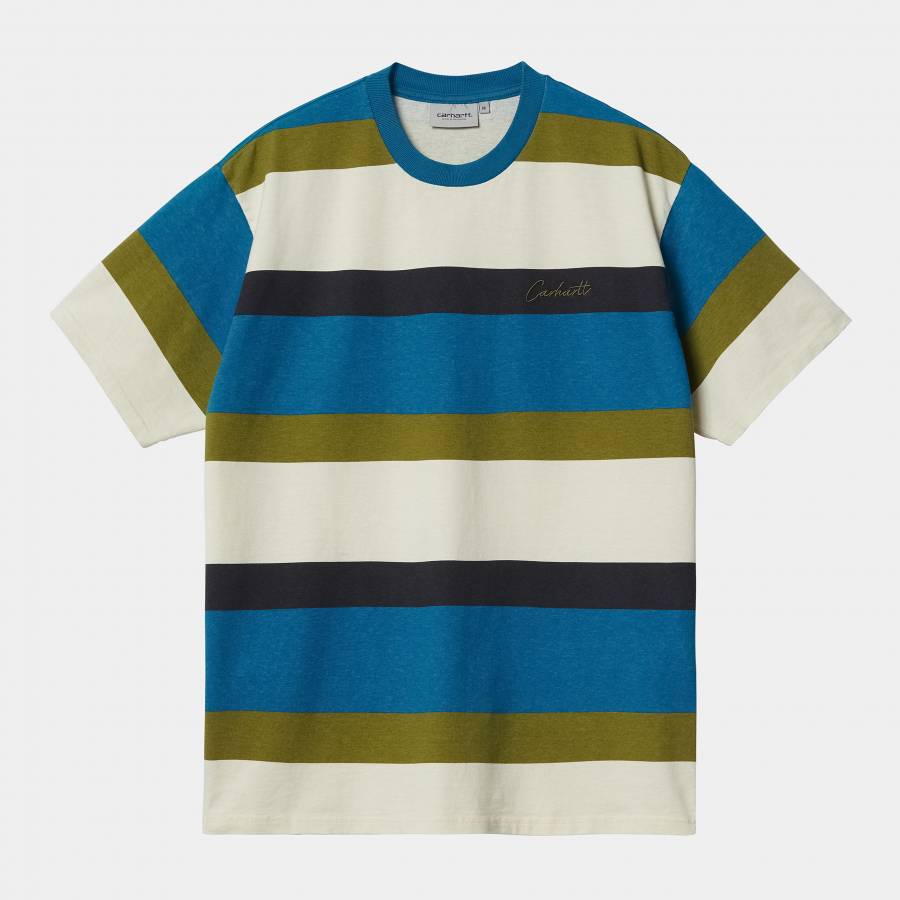 Carhartt WIP S/S Crouser Stripe T-Shirt - Amalfi (...