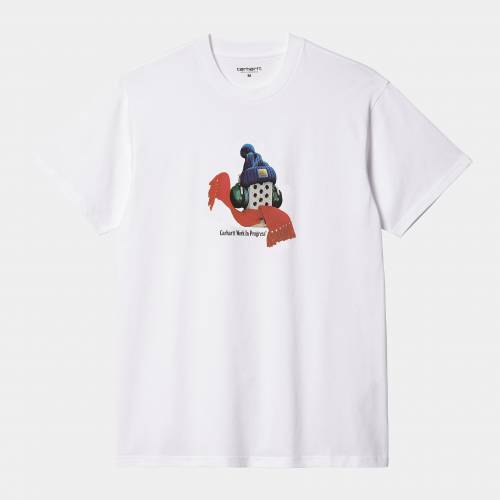 Carhartt WIP S/S Stone Cold T-Shirt - White