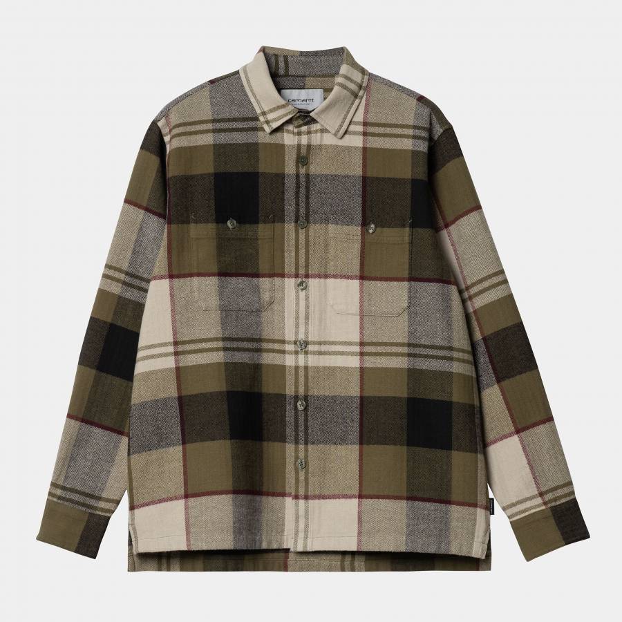 Carhartt WIP L/S Dellinger Shirt - Highland