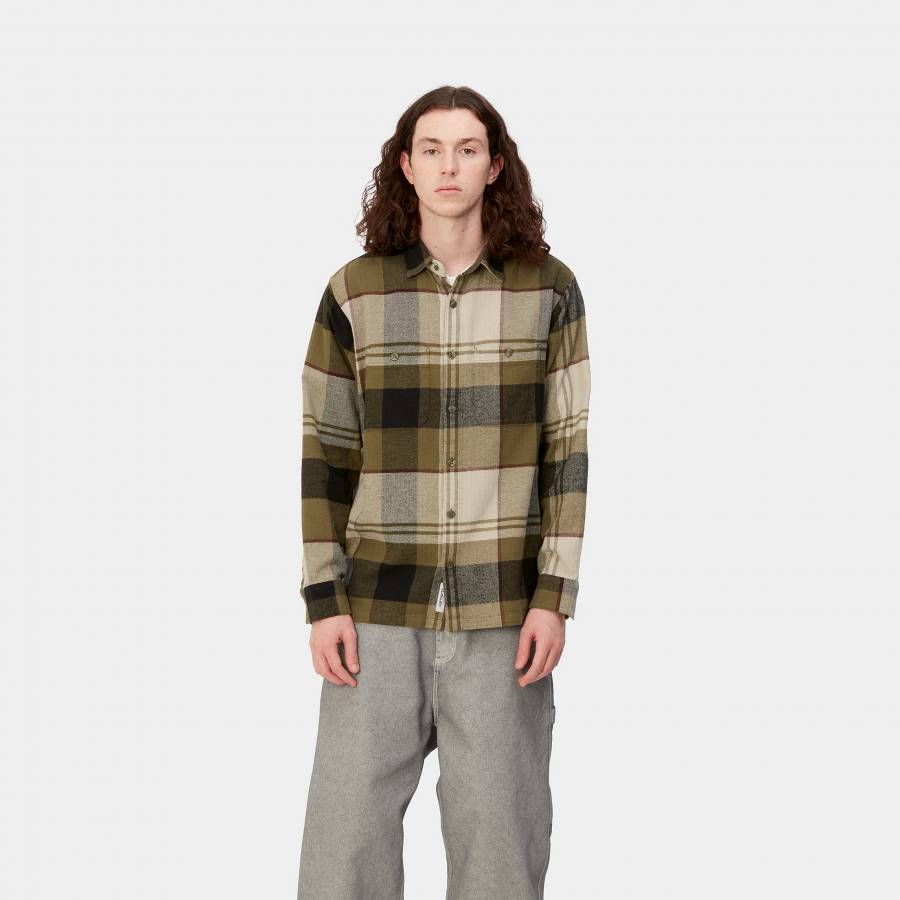 Carhartt WIP L/S Dellinger Shirt - Highland