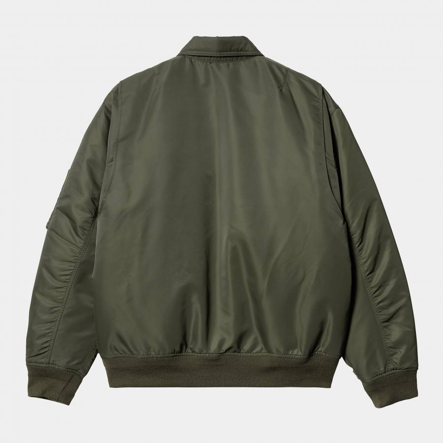 Carhartt WIP Olten Bomber - Plant / Smoke Green