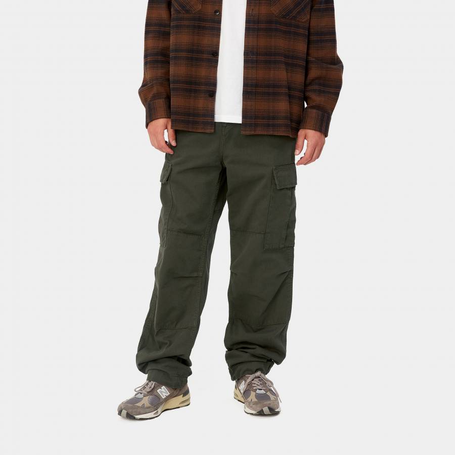 Carhartt WIP Regular Cargo Pant - Plant (Garment Dyed)
