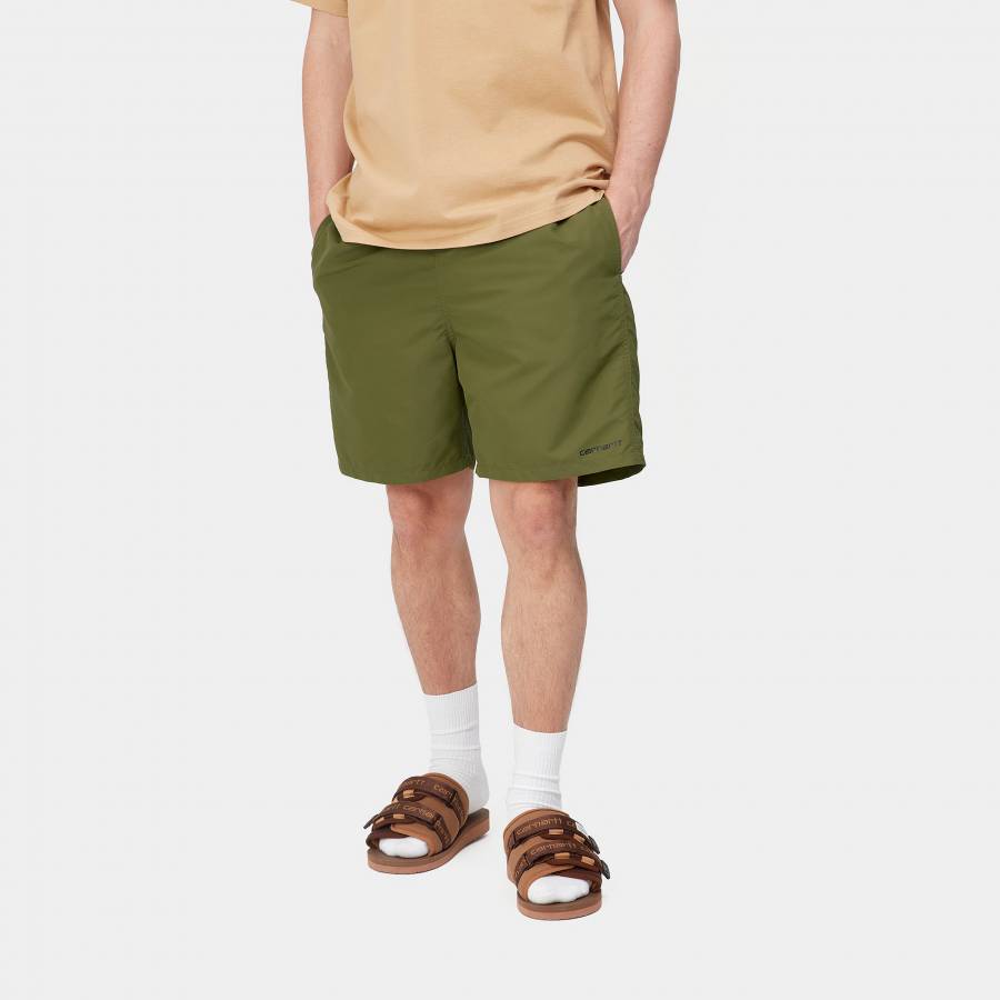 Carhartt WIP Island Swim Trunks - Kiwi / Black