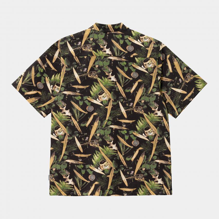 Carhartt WIP S/S Lumen Shirt - Lumen Print / Black