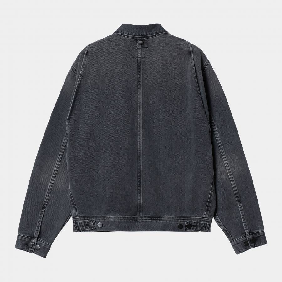 Carhartt WIP Saledo Jacket - Black (Light Used Wash)