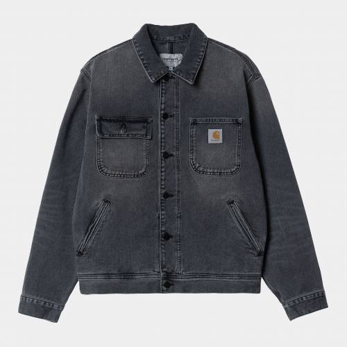Carhartt WIP Saledo Jacket - Black (Light Used Wash)