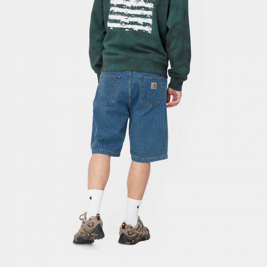 Carhartt WIP Landon Short - Blue (Heavy Stone Wash)