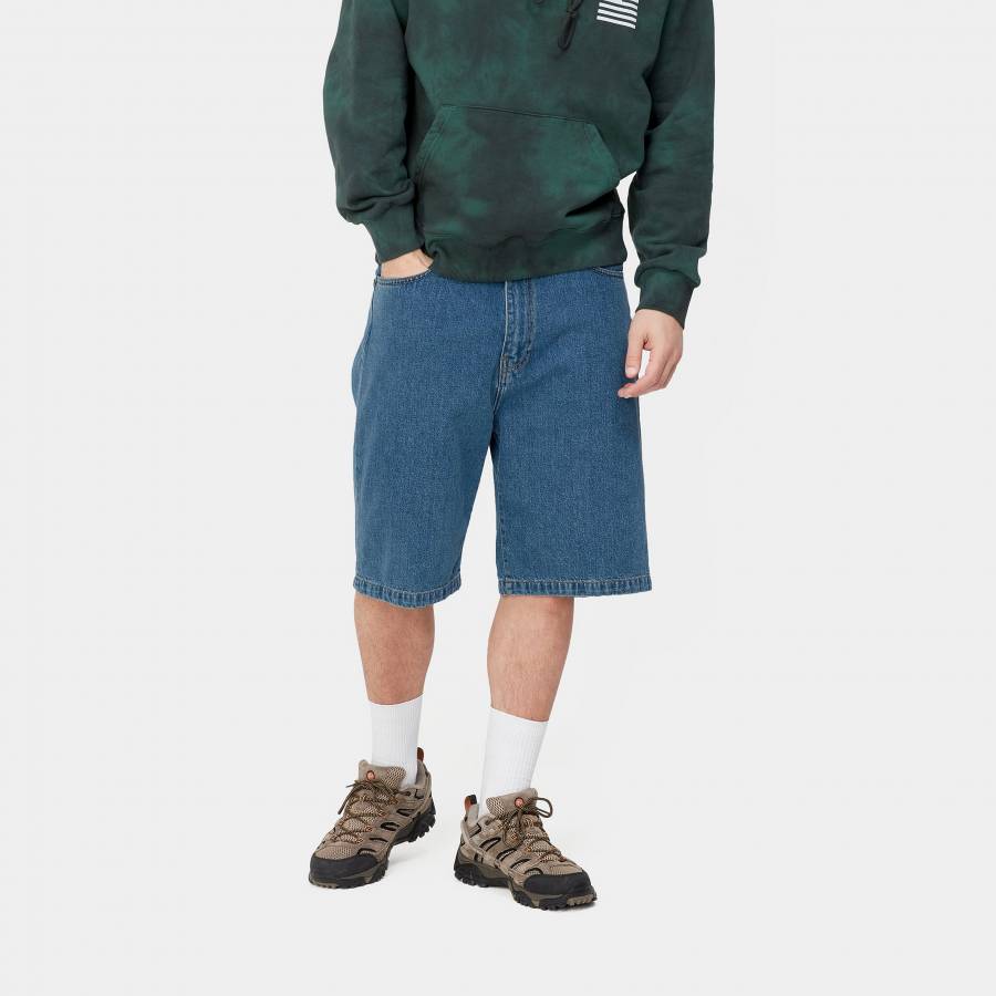 Carhartt WIP Landon Short - Blue (Heavy Stone Wash)