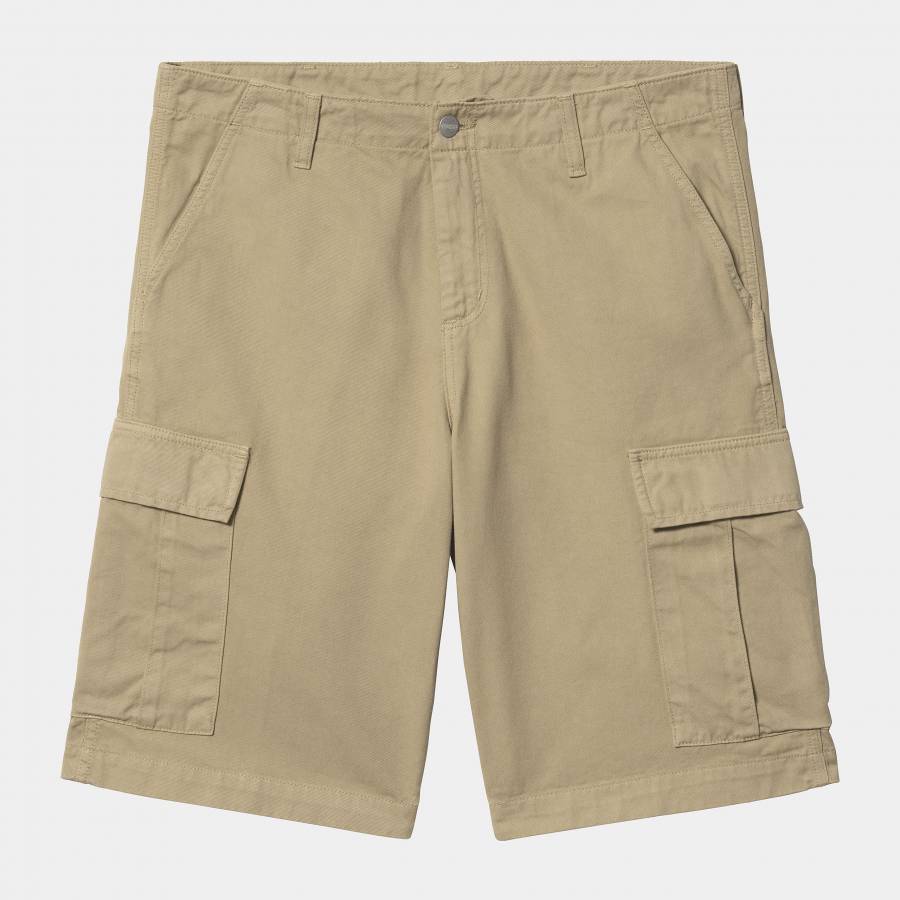 Carhartt WIP Regular Cargo Short - Ammonite (Garment Dyed)