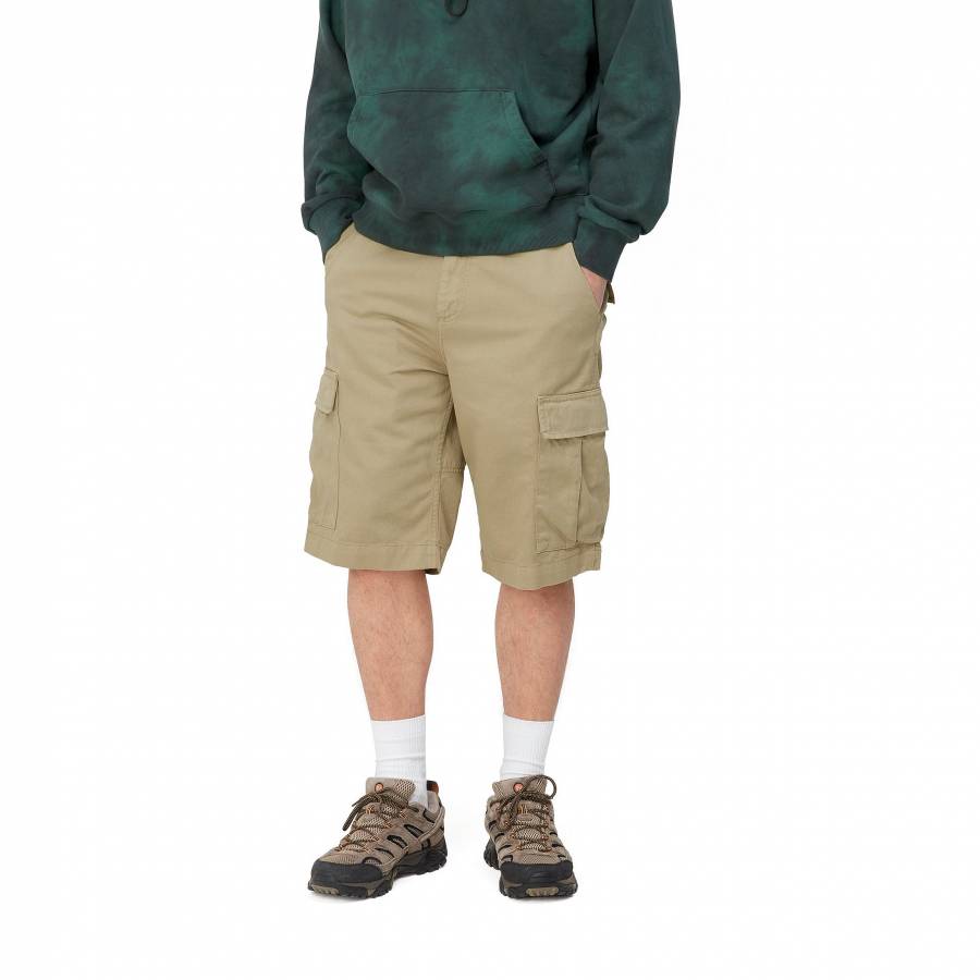 Carhartt WIP Regular Cargo Short - Ammonite (Garment Dyed)