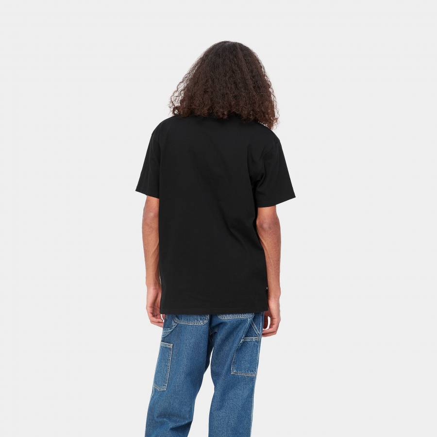 Carhartt WIP S/S American Script T-Shirt - Black