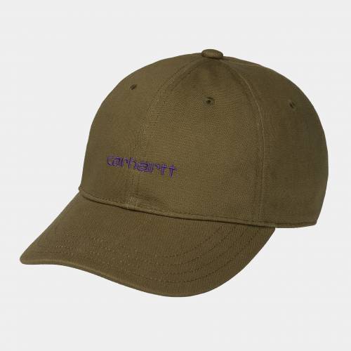 Carhartt WIP Canvas Script Cap - Highland / Cassis