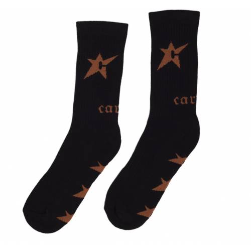 Carpet Company C-Star Socks - Black / Brown