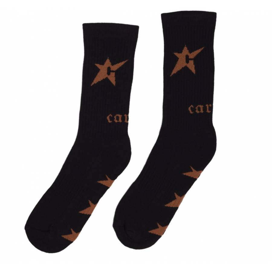 Carpet Company C-Star Socks - Black / Brown