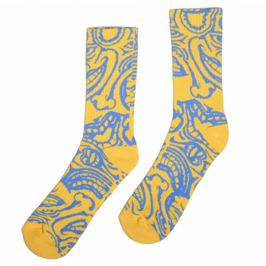 Carpet Company Schizoid Socks - Yellow