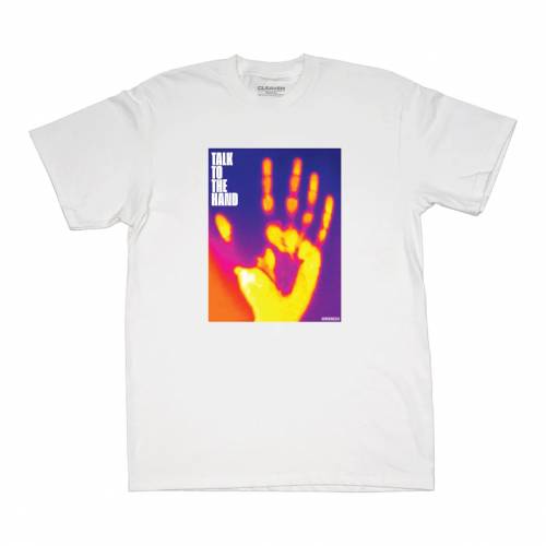 Cleaver "Talk To The Hand" T-Shirt - White