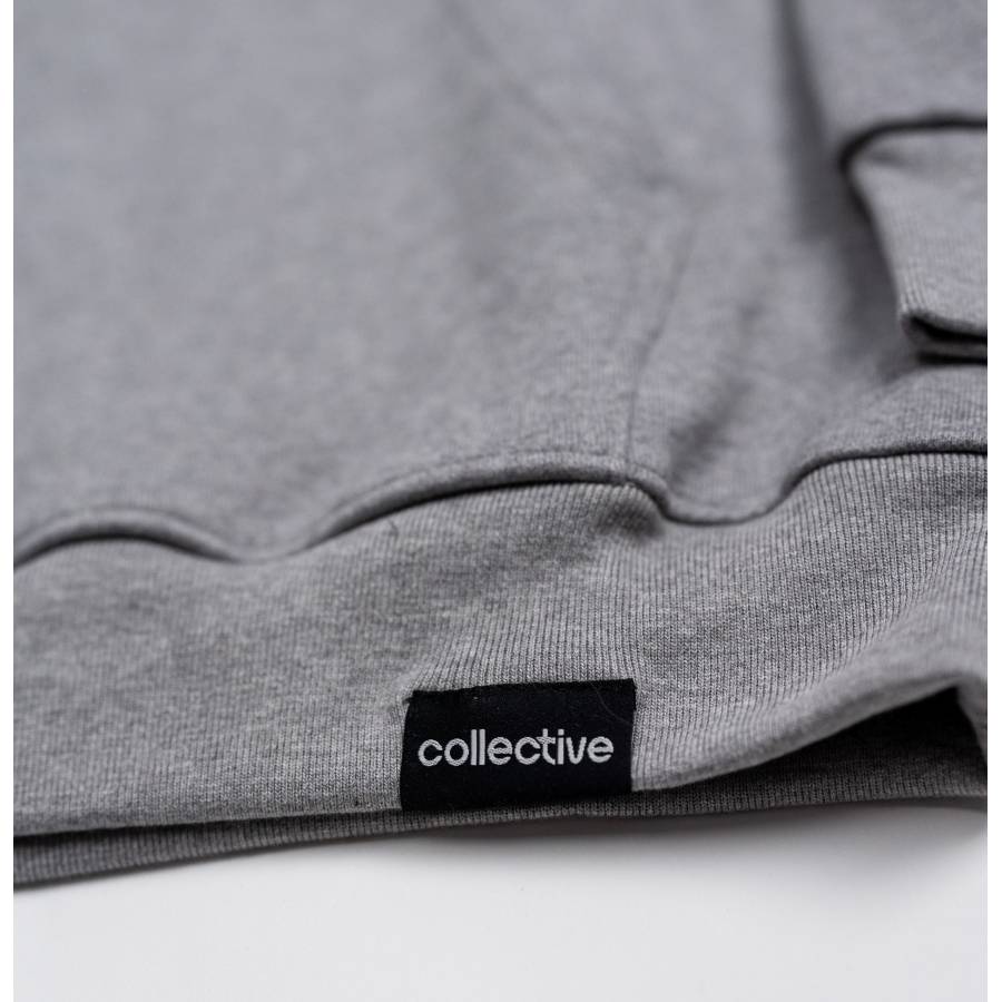 Collective Box 3D Hoodie - Heather Grey / Black