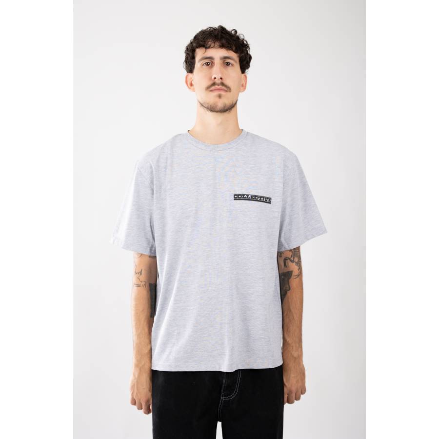 Collective Cartoon T-Shirt - Grey / Black