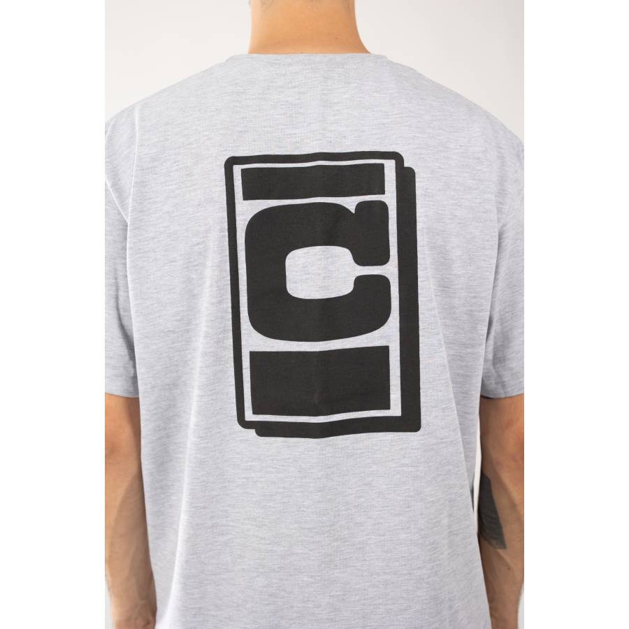 Collective Cartoon T-Shirt - Grey / Black