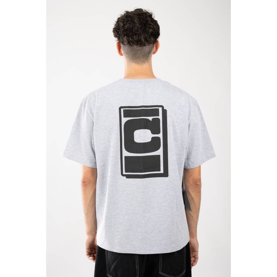 Collective Cartoon T-Shirt - Grey / Black