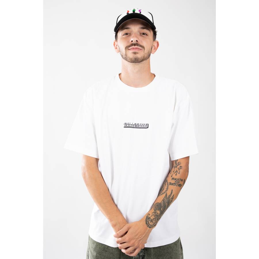 Collective Retro Game T-Shirt - White / Black