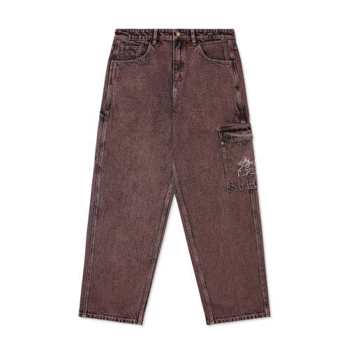 Come Sundown Helix Jeans Washed - Plum
