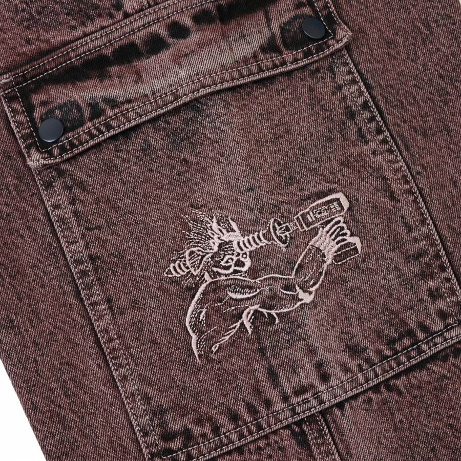 Come Sundown Helix Jeans Washed - Plum