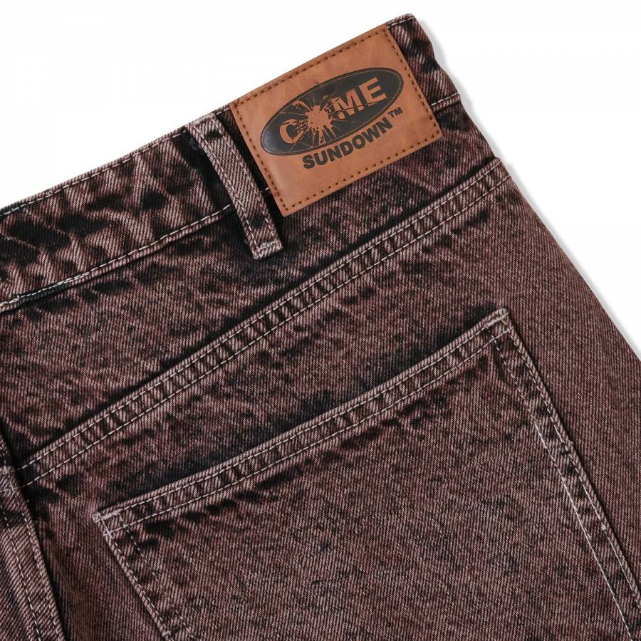 Come Sundown Helix Jeans Washed - Plum