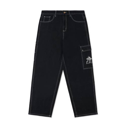Come Sundown Helix Jeans Washed - Black