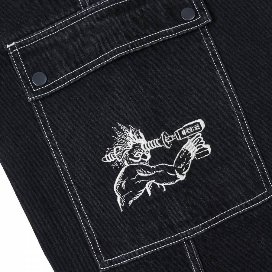 Come Sundown Helix Jeans Washed - Black
