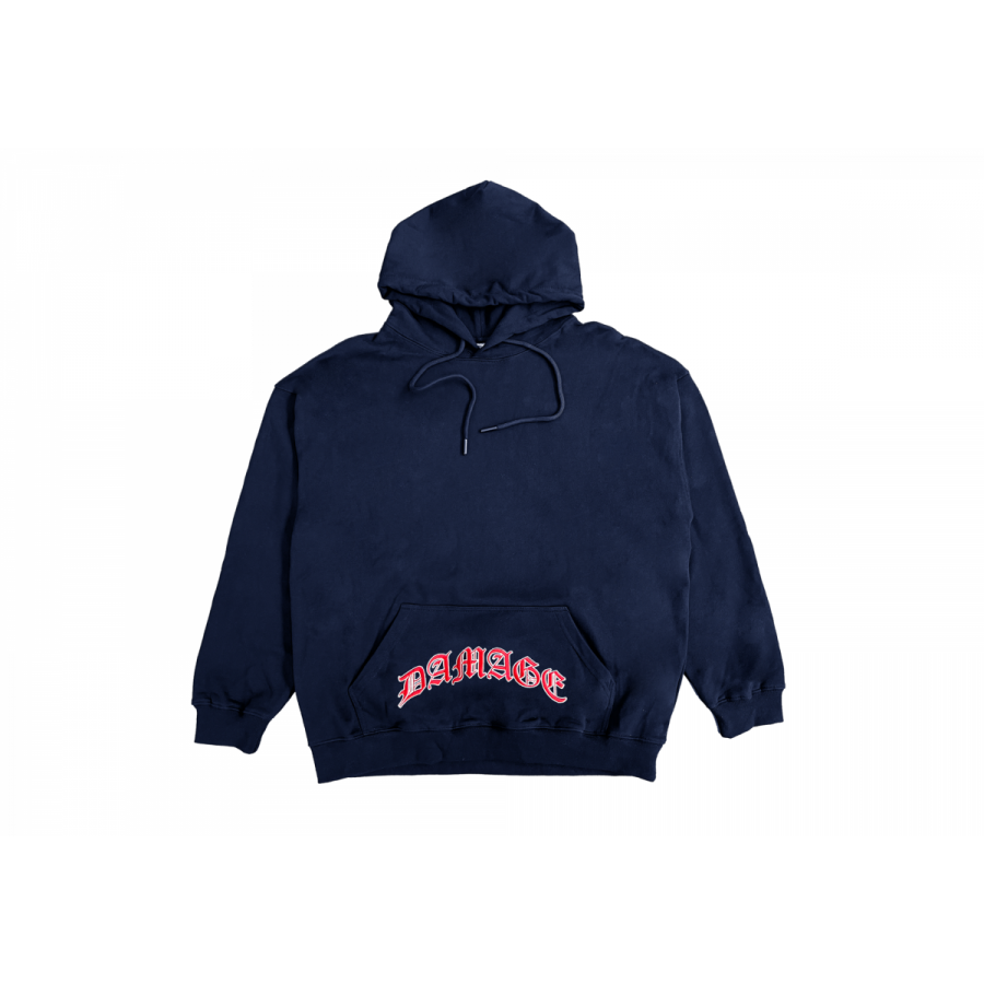 Damage Old Town Hoodie - Navy Blue