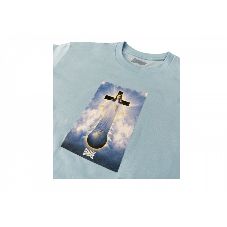 Damage Divine T-Shirt - Icey Blue