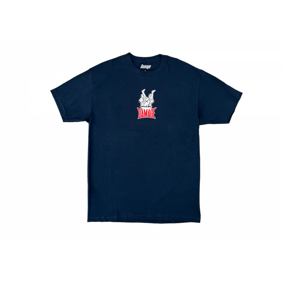 Damage Bathtime T-Shirt - Navy