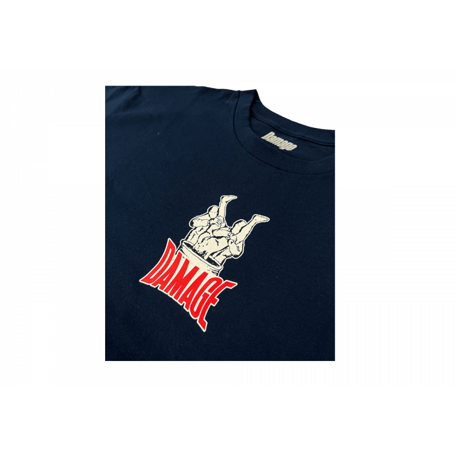 Damage Bathtime T-Shirt - Navy