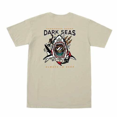Dark Seas Always Deep Stock T-Shirt - Cream