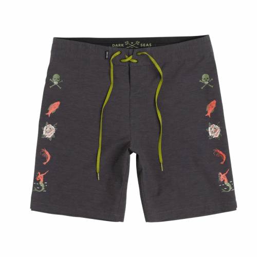 Dark Seas Capistrano Boardshorts 18" - Black