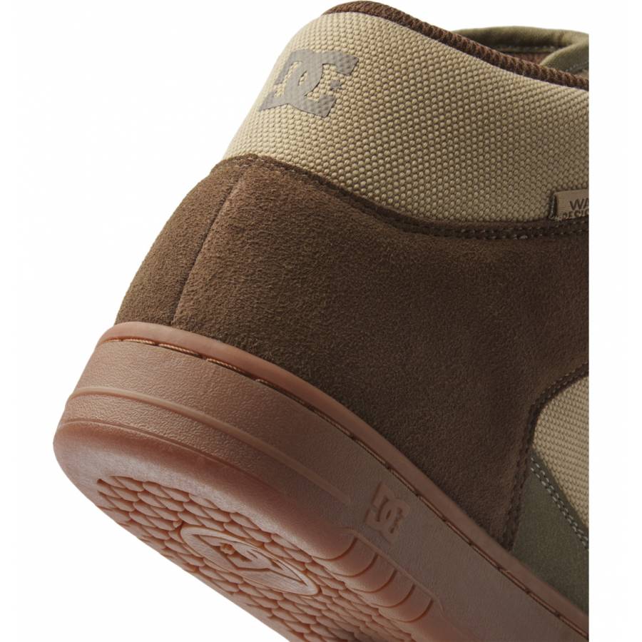 DC Shoes Manteca 4 HI WR Leather - DK Choc / Military