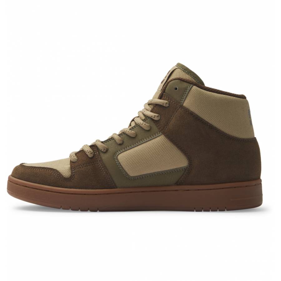 DC Shoes Manteca 4 HI WR Leather - DK Choc / Military