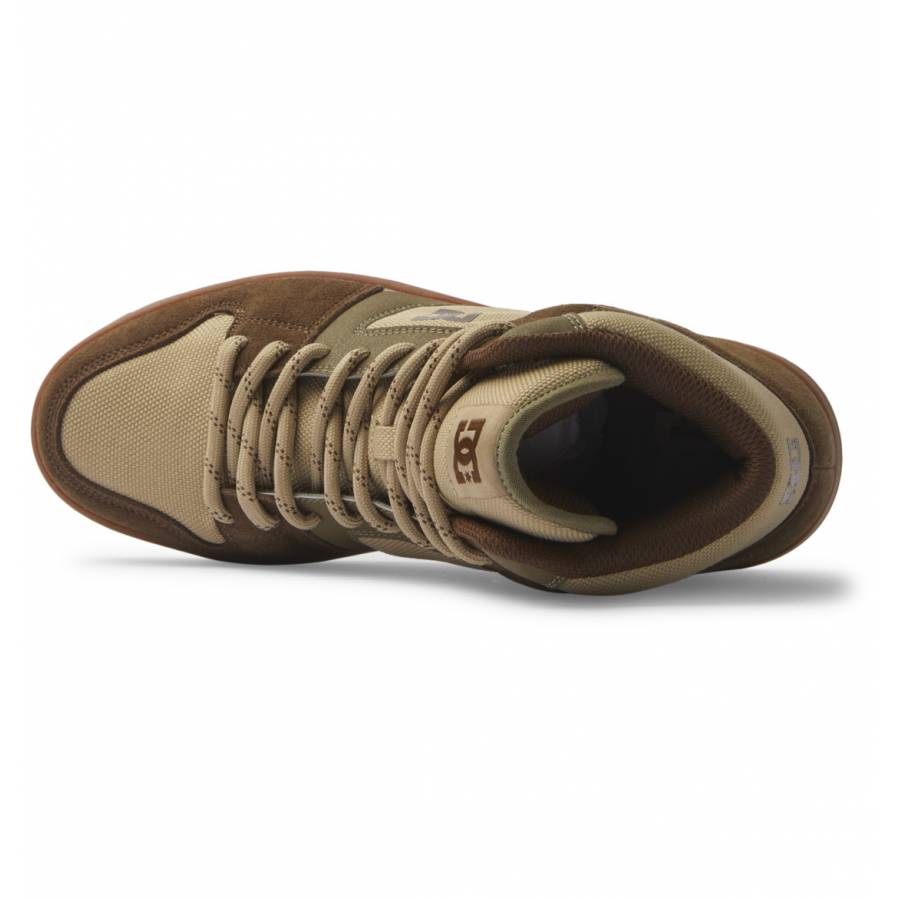 DC Shoes Manteca 4 HI WR Leather - DK Choc / Military
