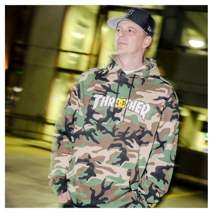 DC Shoes X Thrasher Hoodie - Army Camo
