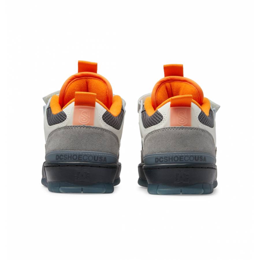 DC Shoes JS 1 Shanahan Pro Skate Shoes - Grey / Black / Orange