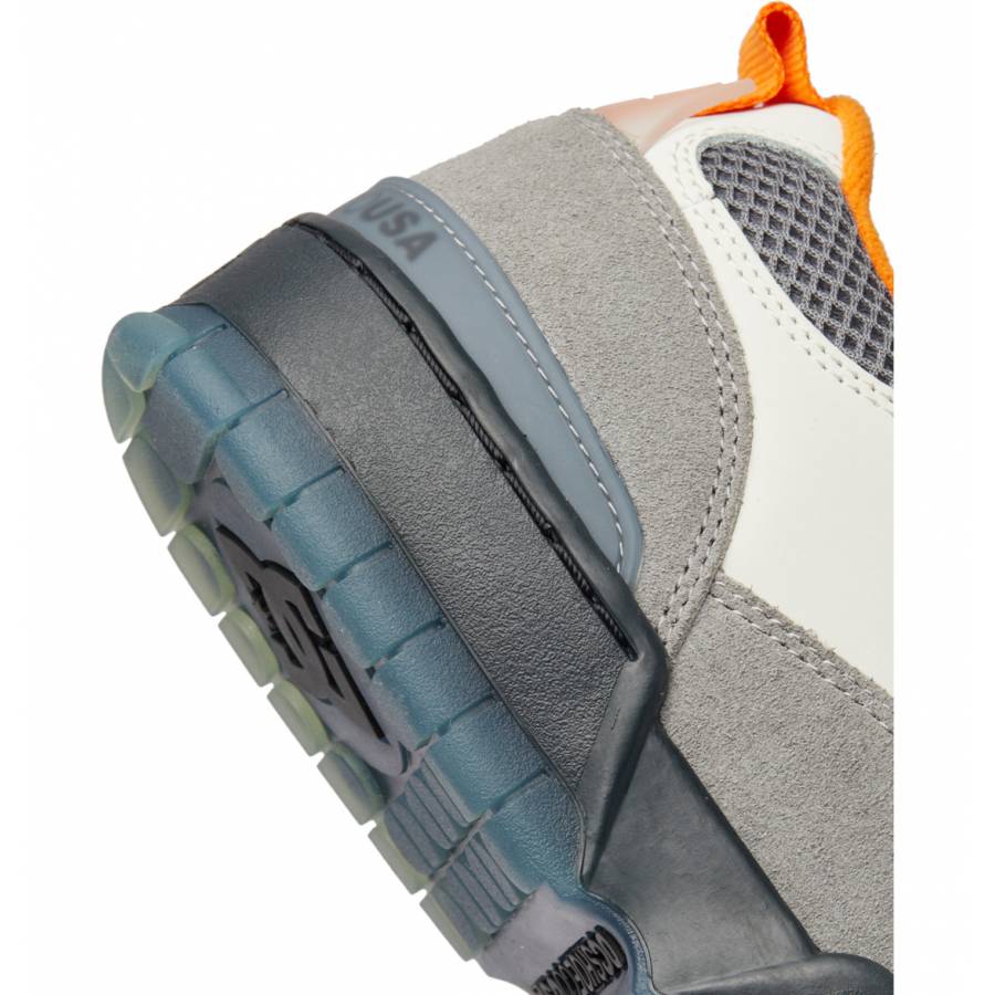 DC Shoes JS 1 Shanahan Pro Skate Shoes - Grey / Black / Orange