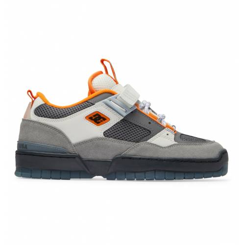 DC Shoes JS 1 Shanahan Pro Skate Shoes - Grey / Black / Orange
