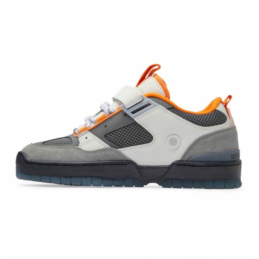 DC Shoes JS 1 Shanahan Pro Skate Shoes - Grey / Black / Orange