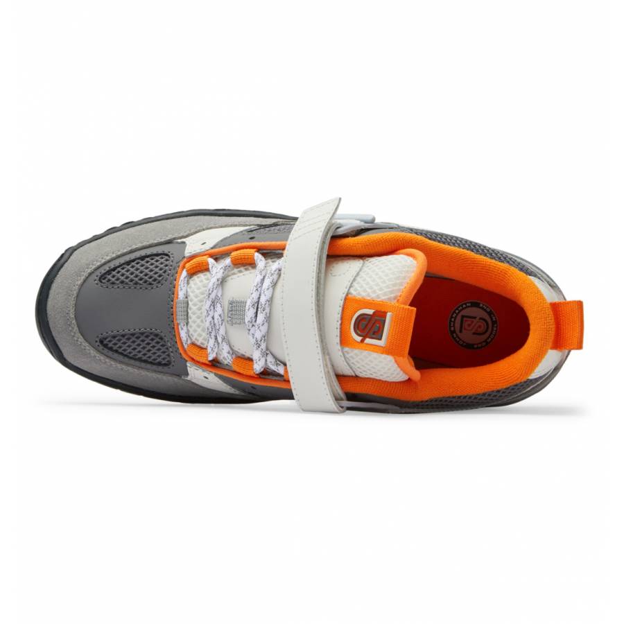 DC Shoes JS 1 Shanahan Pro Skate Shoes - Grey / Black / Orange