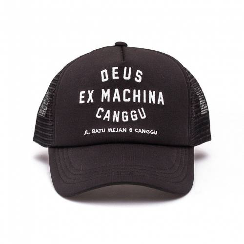 Deus Ex Machina Canggu Address Trucker Hat - Black
