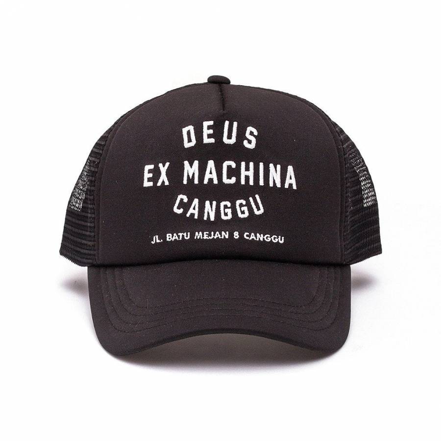 Deus Ex Machina Canggu Address Trucker Hat - Black